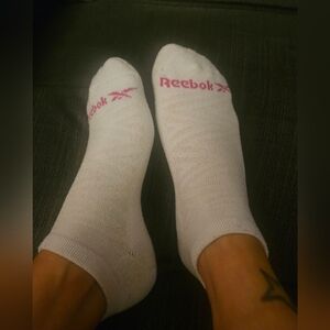 Reebok White Ankle Socks for Men